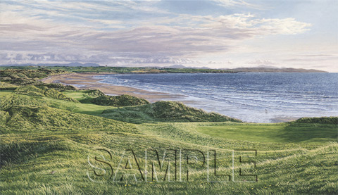 Ballybunion golf course painting Ballybunion golf course painting