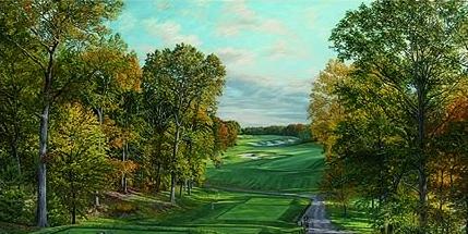 bethpage state park golf course painting bethpage state park golf course painting
