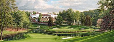 Congressional Golf Painting