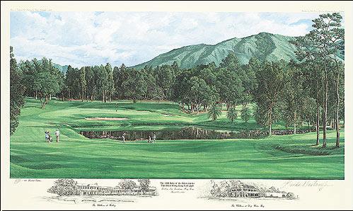 Hong Kong golf course artwork