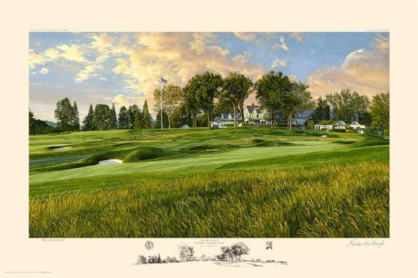 Oakmont Golf Painting Oakmont Golf Painting