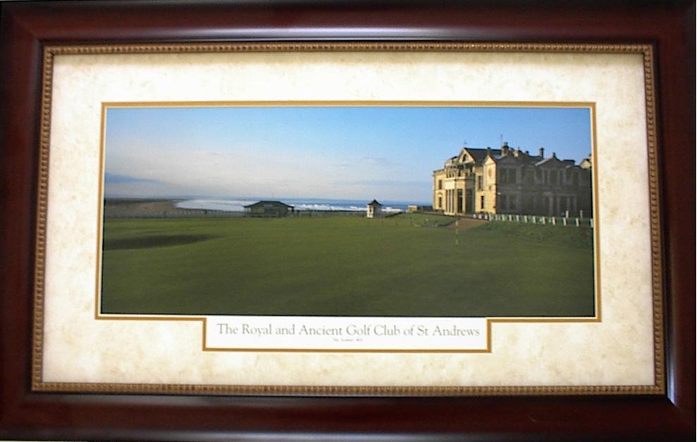 St Andrews Mahogany Frame Opaque Mat