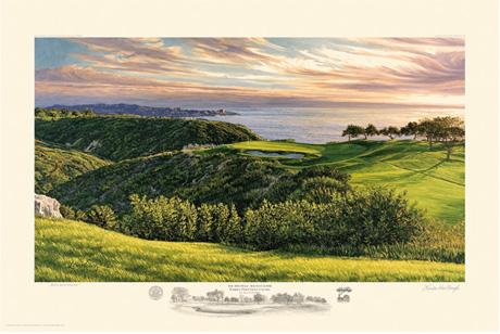Torrey Pines Golf Course Painting Torrey Pines Golf Course Painting