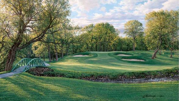 12th Hole Olympia Fields golf picture