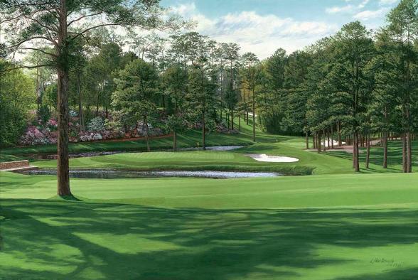 15th Hole Firethorn golf art 15th Hole Firethorn golf art