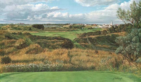 Royal Birkdale golf course art