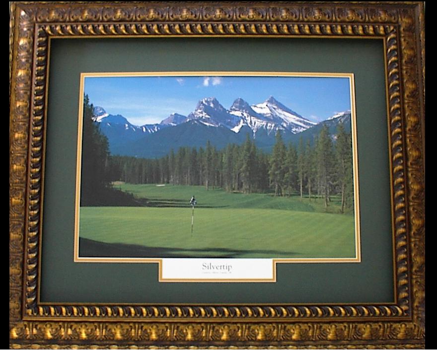 Silvertip Golf Course Bronze Frame Forest Mat Silvertip Golf Course Bronze Frame Forest Mat